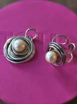 NIU Conjunto Tous Plata y Perla