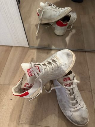 Adidas Stan Smith Bianche Rosse limited edition 40