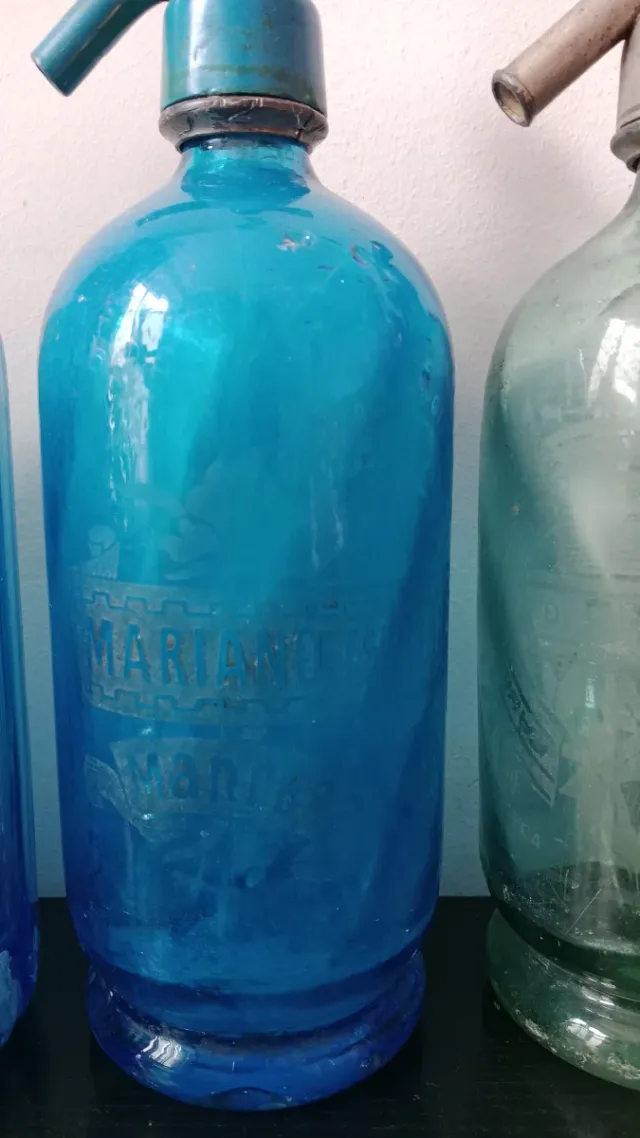 Lote 6 sifones españoles antiguos