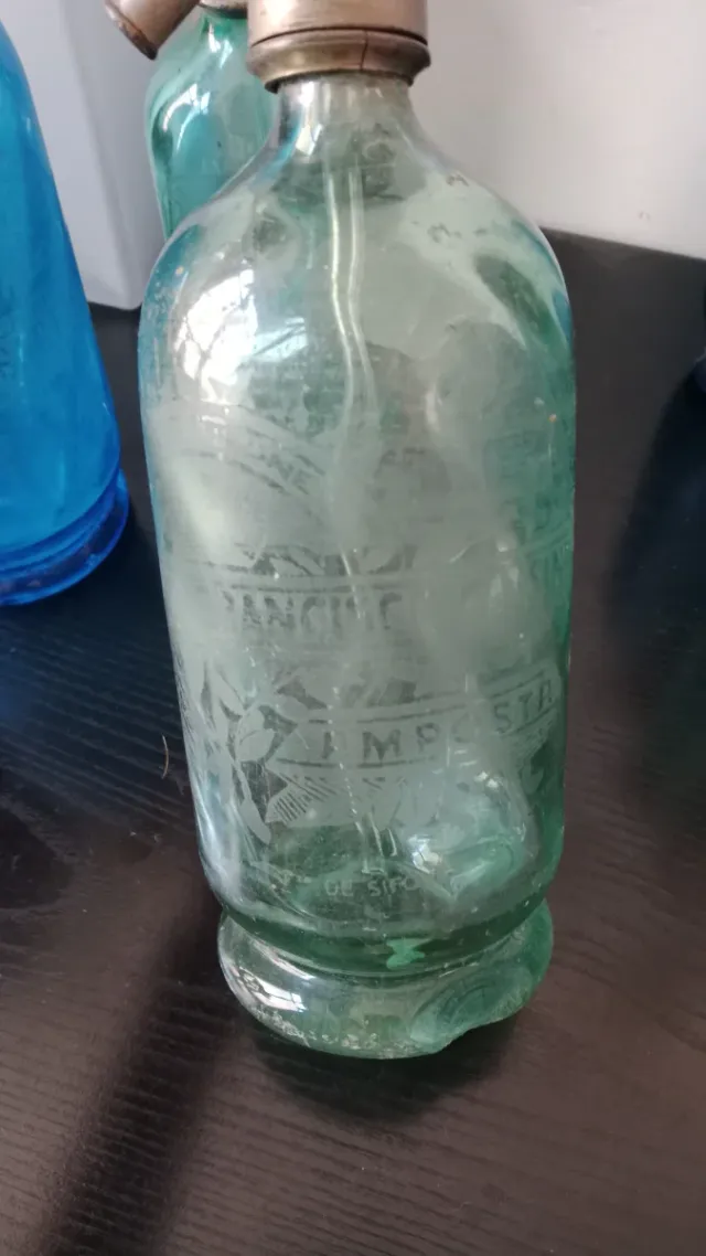 Lote 6 sifones españoles antiguos