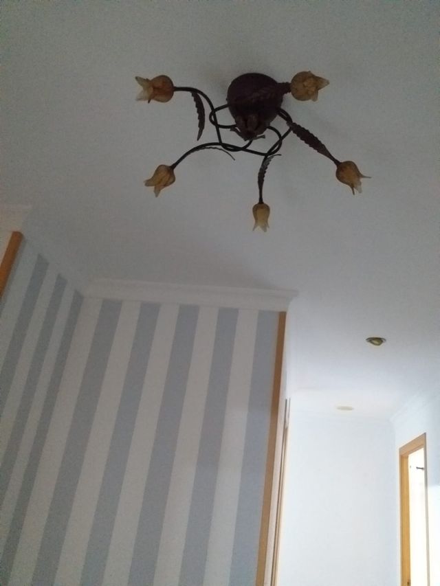 URGE Lámpara de techo forja tulipas