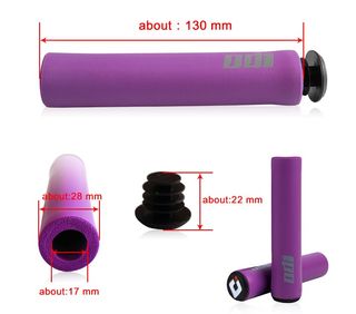 Manopole MTB in silicone ODI Nuove MANOPOLE +TAPPI