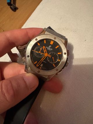 Hublot Big Bang Cronógrafo Naranja y Plata