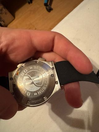 Hublot Big Bang Cronógrafo Naranja y Plata