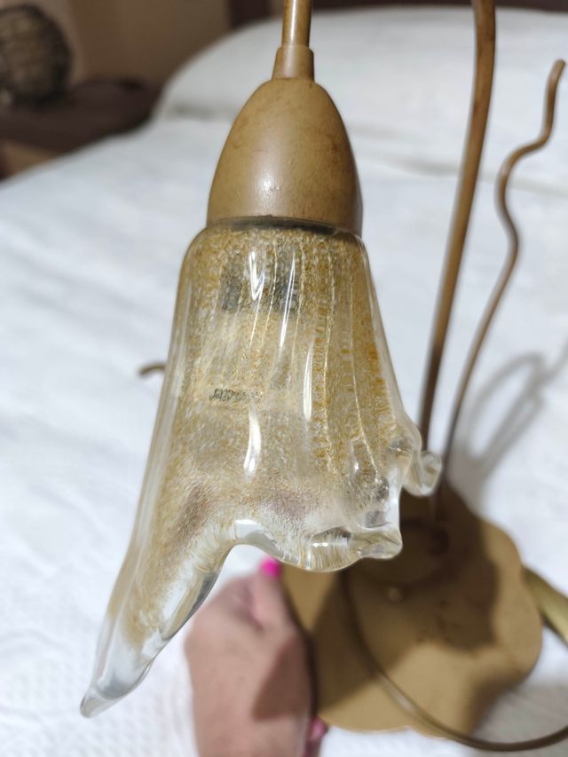 URGE Lámpara de techo de metal y cristal