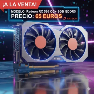 TARJETA GRÁFICA
XFX AMD RX 580 8GB OC+