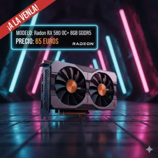TARJETA GRÁFICA
XFX AMD RX 580 8GB OC+