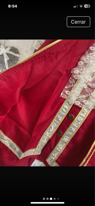 Disfraz Caballero Época Talla XL Halloween,Carnava