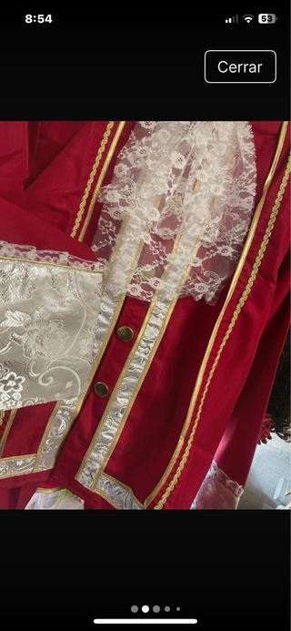 Disfraz Caballero Época Talla XL Halloween,Carnava