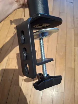 2 Soportes Altavoz Negro 25x22.5cm, altura 22-40cm