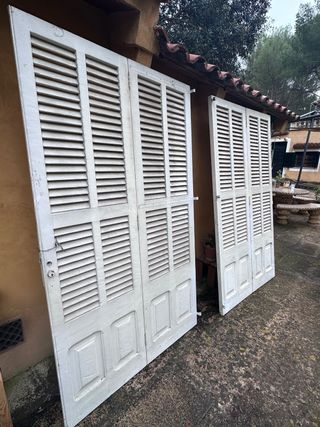 Persianas de 4 hojas (puerta)
