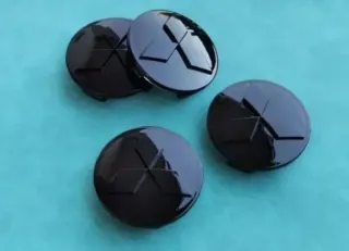 60mm Tapabujes Mitsubishi Centro Llantas Ruedas 