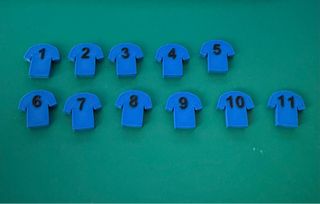 Imanes 3D camisetas fútbol (1-11)