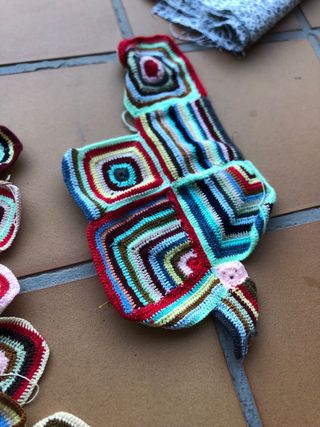 Cuadrados Crochet Granny Square Colores