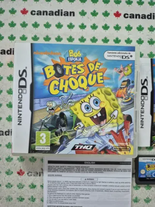 Bob Esponja: Botes de Choque Nintendo DS