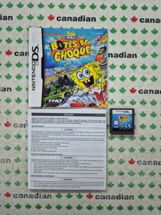 Bob Esponja: Botes de Choque Nintendo DS