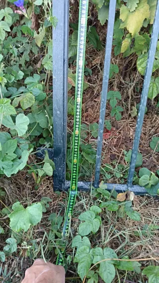 Rejas metálicas en buen estados