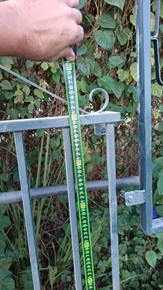 Rejas metálicas en buen estados