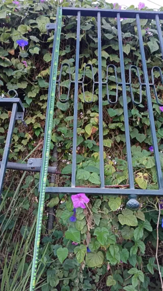 Rejas metálicas en buen estados