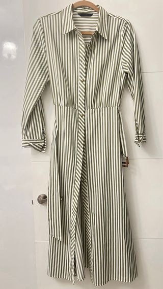 Vestido camisero de Zara