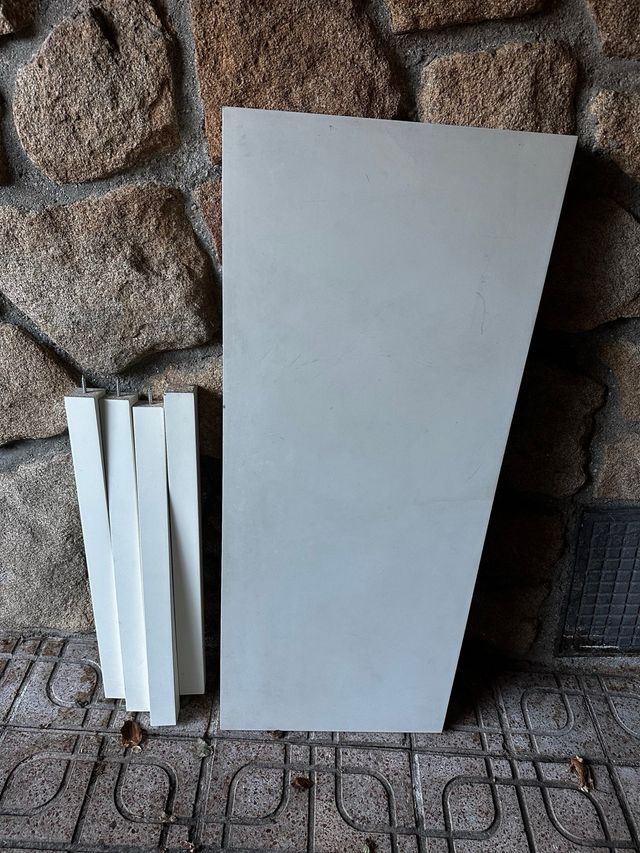 Mesa rectangular blanca Ikea