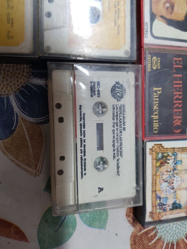 Lote de 21 Casetes Musicales Variados +maletín 