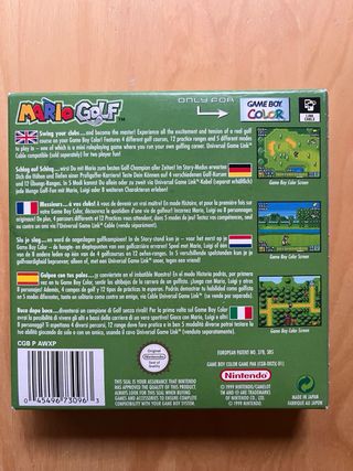 Mario Golf Game Boy Color Nintendo