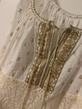 Vestido Ibicenco Talla Única Sin Usar