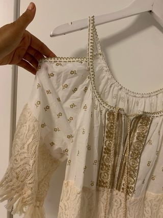 Vestido Ibicenco Talla Única Sin Usar