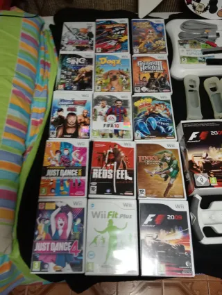 Pacchetto Wii completo: console, giochi e accessori