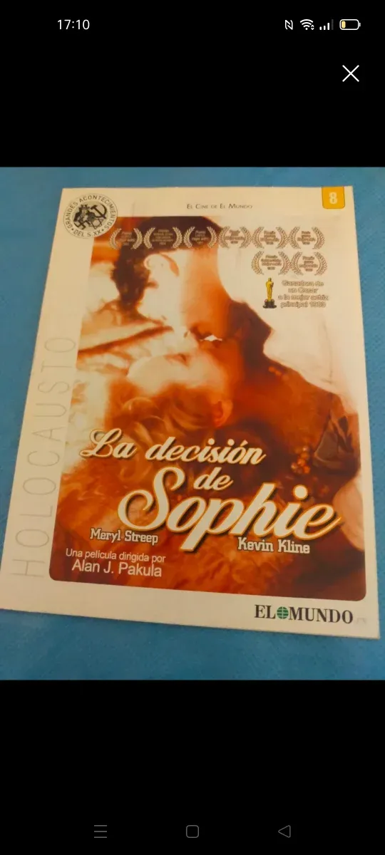 DVD La decisión de Sophie (Español)