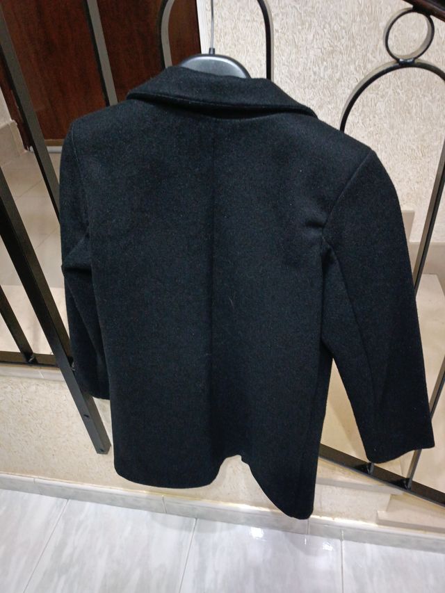 Cappottino donna nero metà lunghezza 