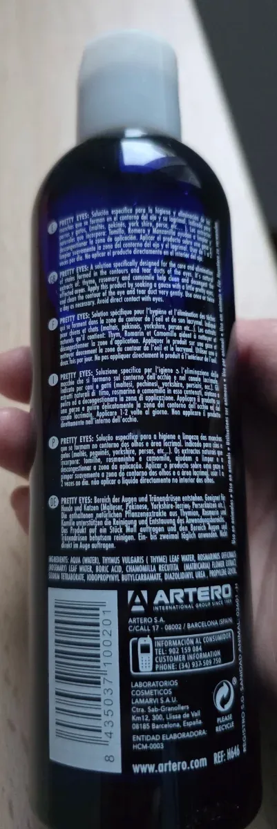 Artero Pretty Eyes Cuidado Ocular. Usado una vez.