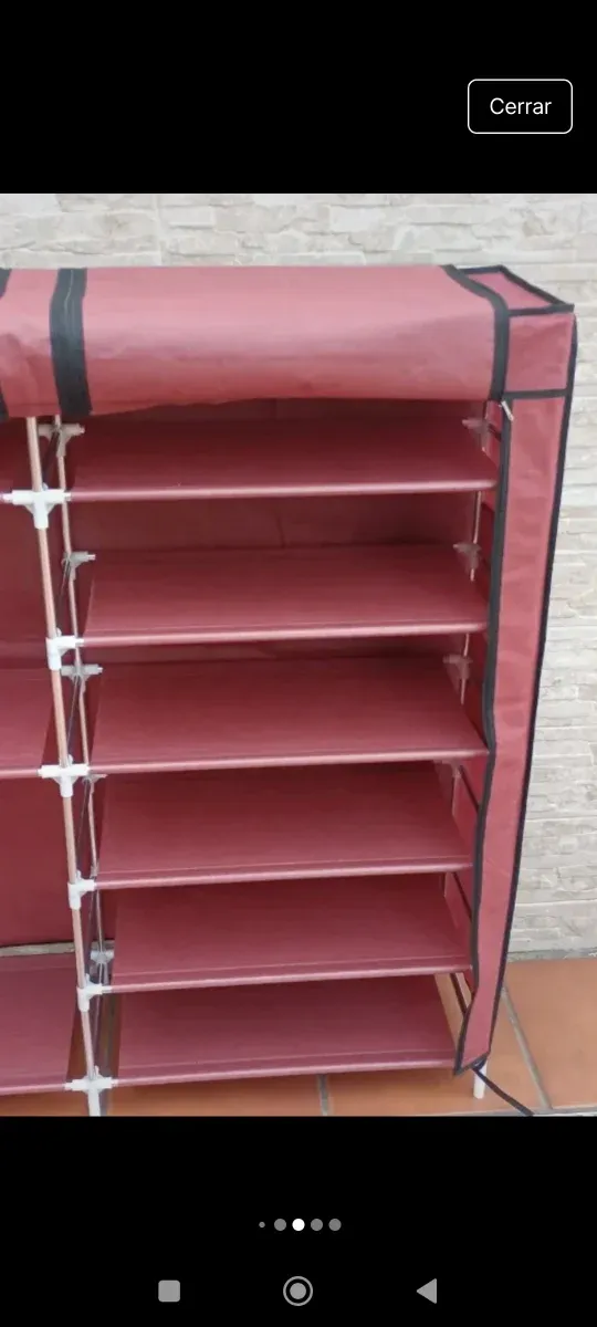 SCARPIERA IN TESSUTO BORDEAUX