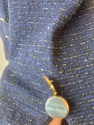 Abito Guess blu con dettagli Dorati