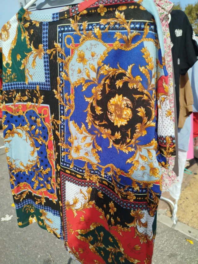 Camiseta Zara Estampada Talla M