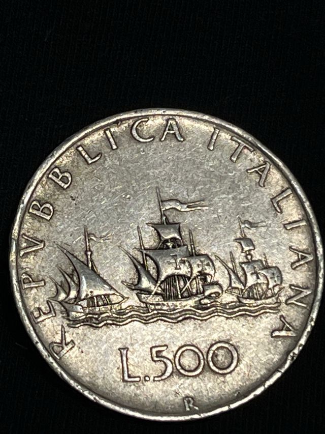 500 Lire Argento Le Caravelle