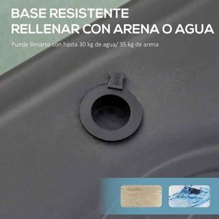 Aro de Baloncesto Altura Ajustable 194-249 cm