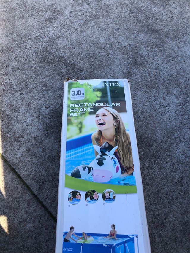 Piscina desmontable con depuradora