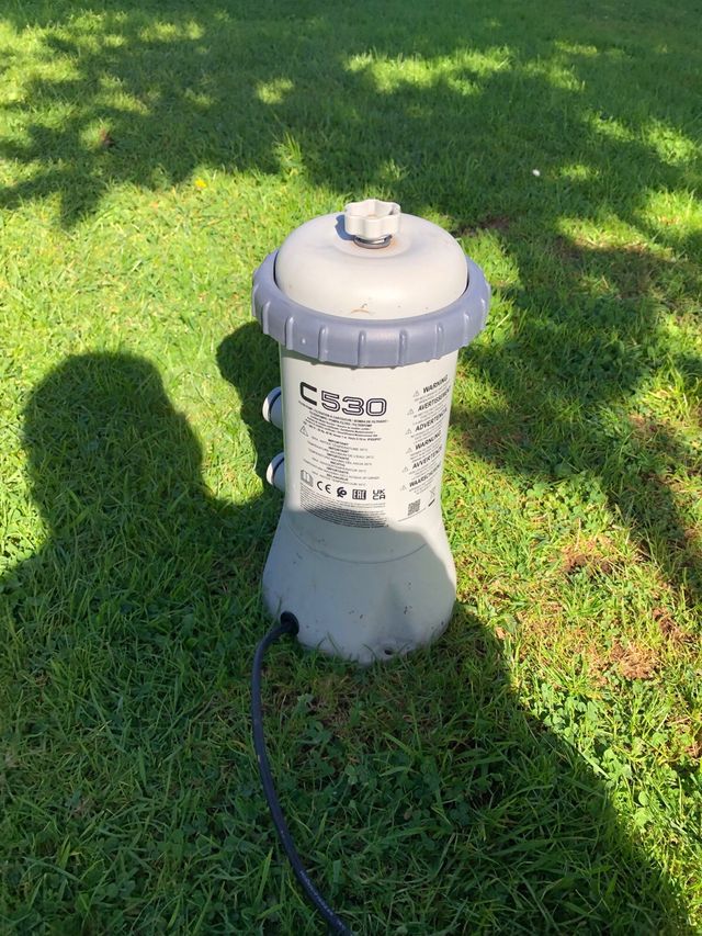 Piscina desmontable con depuradora