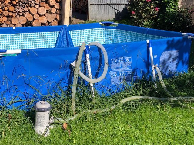 Piscina desmontable con depuradora