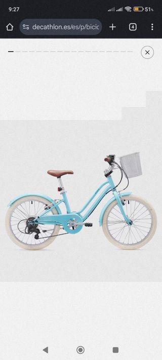 Bicicleta niños Decathlon BTWIN Elops 500 
