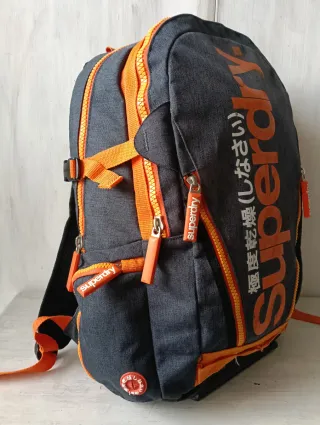 Zaino Superdry Grigio Arancione