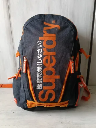 Zaino Superdry Grigio Arancione