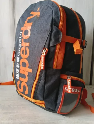 Zaino Superdry Grigio Arancione