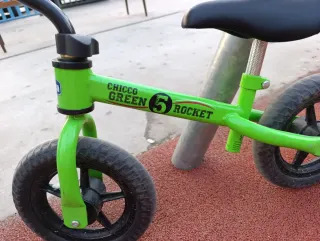 Bici de aprendizaje Chicco Rocket verde