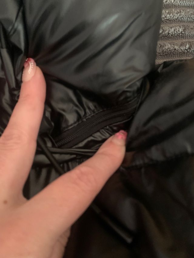 Chaleco plumífero Zara negro