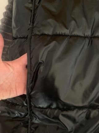 Chaleco plumífero Zara negro