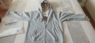 Sudadera Burberry Gris Nueva