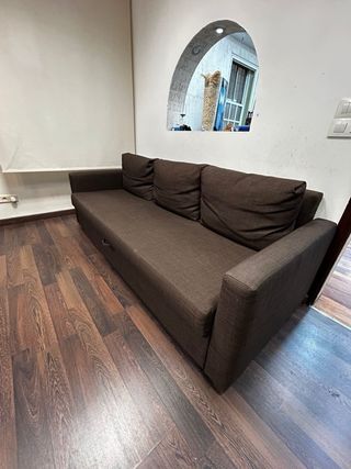 Sofá Cama IKEA FRIHETEN 3 Plazas Marrón